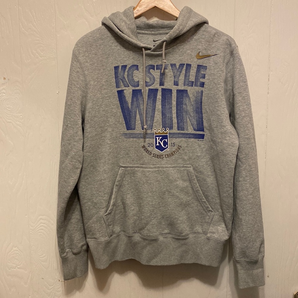 Nike Kansas City Royals 2015 World Series Champions Hoodie M